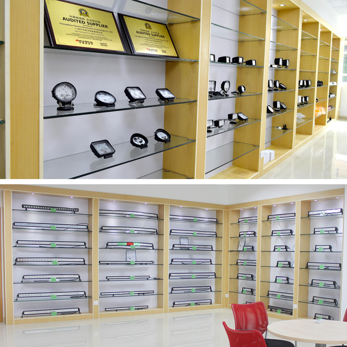Lúmen 9 da polegada 10530 da barra 51 de Hood Curved Single Row Light do carro do ODM ISO9001