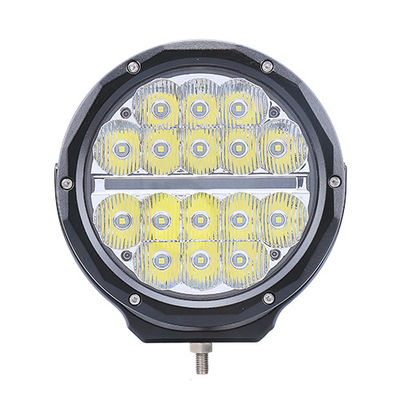 Luzes Offroad redondas 9600lm ambarino do diodo emissor de luz de HANMA 16PCS 18cm para SUV ATV UTV