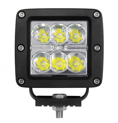 O feixe do ponto de IP67 R10 conduziu o grau 18W da inundação 90 da vagem das luzes cubos do diodo emissor de luz de 3 polegadas