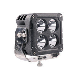 IP69K 40w 4 feixe de ponto resistente das luzes OSRAM do trabalho do diodo emissor de luz do quadrado da polegada
