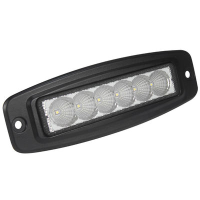 C.C. 10V barra ultra magro do diodo emissor de luz de uma fileira de 6 polegadas montagem nivelada 4x4 6pcs da única