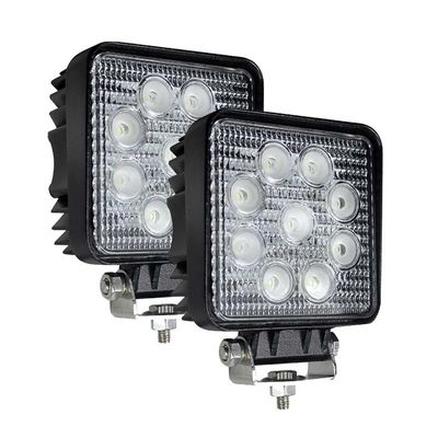 Luzes de inundação 2160 Lm do trabalho do diodo emissor de luz de RoHS 27Watt 2PCS para UTV