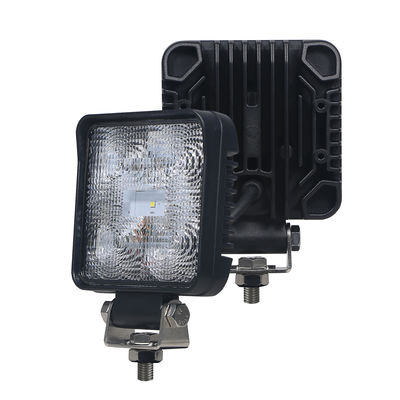 luzes de inundação 9 W do diodo emissor de luz do quadrado 10-30V preto R23 R10 à prova de choque
