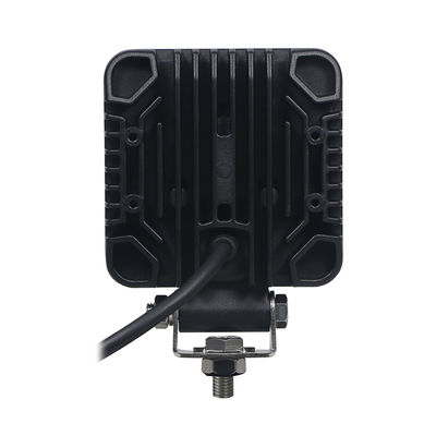 luzes de inundação 9 W do diodo emissor de luz do quadrado 10-30V preto R23 R10 à prova de choque