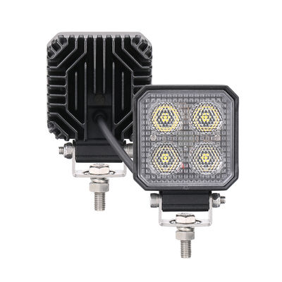 O diodo emissor de luz alto do lúmen do quadrado 1400lm trabalha a luz que 3 polegadas conduziram luzes Offroad