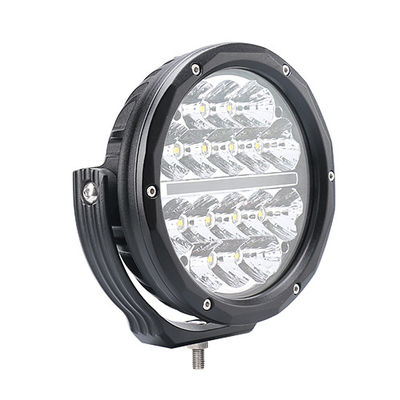 Luzes Offroad redondas 9600lm ambarino do diodo emissor de luz de HANMA 16PCS 18cm para SUV ATV UTV
