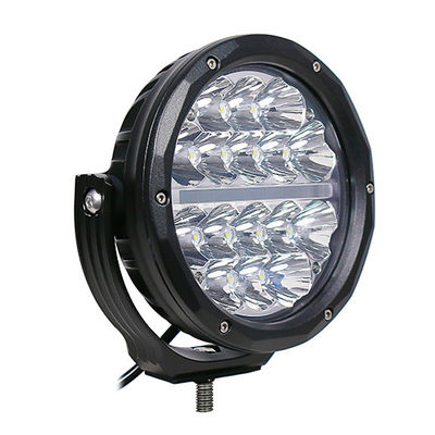 Luzes Offroad redondas 9600lm ambarino do diodo emissor de luz de HANMA 16PCS 18cm para SUV ATV UTV