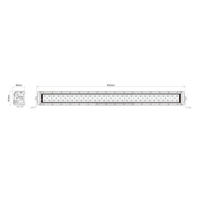 barras do diodo emissor de luz de Emark Osram da barra de luz do diodo emissor de luz do carro 204W de 76cm que aquecem a lente