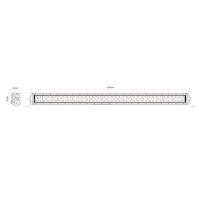 Barra clara de condução do diodo emissor de luz 240W do CE 40in com os TS calorosos 16949 da lente