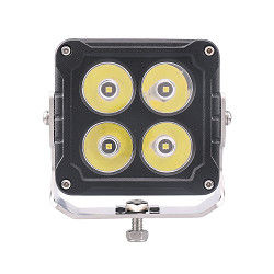 IP69K 40w 4 feixe de ponto resistente das luzes OSRAM do trabalho do diodo emissor de luz do quadrado da polegada
