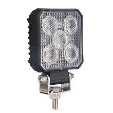 Luzes de abrigo plásticas conduzidas 25w da vagem da luz de inundação do trabalho de L86mm 516lm para caminhões