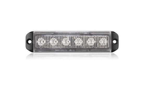 Luzes de inundação de piscamento do diodo emissor de luz das luzes de advertência R65 Off Road do diodo emissor de luz da microplaqueta de 6PCS*1W Osram