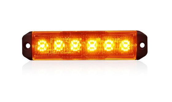 Luzes de inundação de piscamento do diodo emissor de luz das luzes de advertência R65 Off Road do diodo emissor de luz da microplaqueta de 6PCS*1W Osram