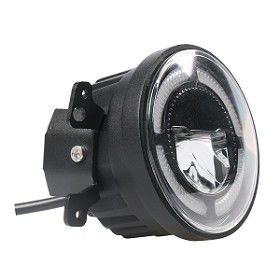 luzes de condução da motocicleta do diodo emissor de luz da microplaqueta de 10W*1 Osram 5,5&quot; com lente do PC