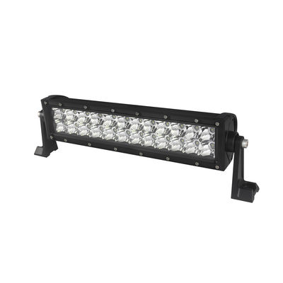 A fileira dobro branca do diodo emissor de luz 72W IP67 6000k de RoHS OSRAM do CE conduziu a barra clara para SUV ATV