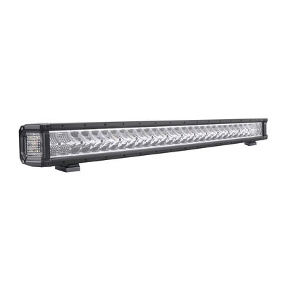 Barra clara 192W do diodo emissor de luz do atirador dobro do lado da fileira 31,5 polegadas com lente do PC