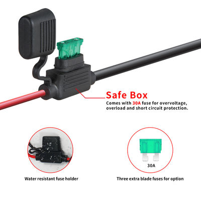 12V 30A 150w conduziu conectores prendendo automotivos do OEM do jogo das cablagens da barra clara