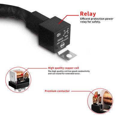 12V 30A 150w conduziu conectores prendendo automotivos do OEM do jogo das cablagens da barra clara