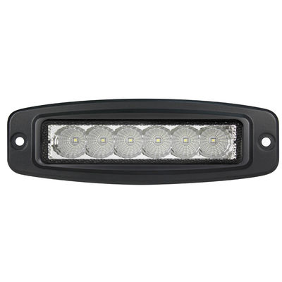 C.C. 10V barra ultra magro do diodo emissor de luz de uma fileira de 6 polegadas montagem nivelada 4x4 6pcs da única