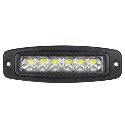 barra conduzida ultra magro de 6000K IP67 barra de luz Off Road do diodo emissor de luz de 6 polegadas SUV ATV