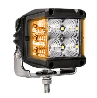 26W luz do trabalho de Amber Side Shooter Led Pods da inundação de 4 polegadas