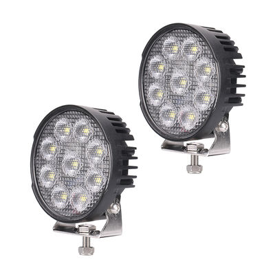 2PCS luzes de inundação 54W do trabalho do diodo emissor de luz da compatibilidade eletrónica Off Road R10 para ATV SUV UTV