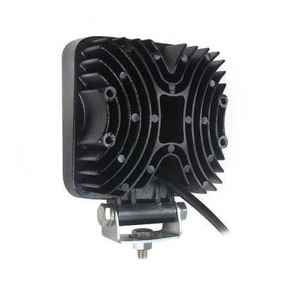 Alojamento do preto das luzes IP67 2160lm do trabalho da inundação do diodo emissor de luz do quadrado 4PCS
