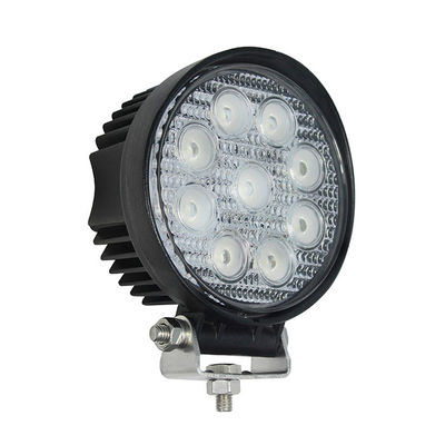 indústria das luzes de inundação 27W do trabalho do diodo emissor de luz do círculo 2160lm que mina a iluminação Offroad